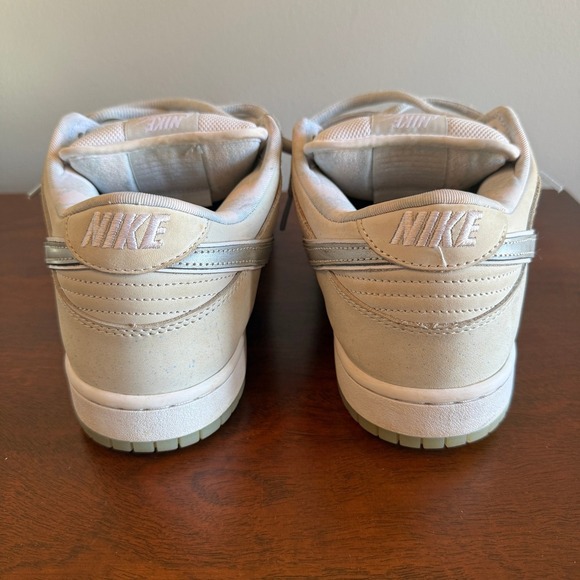 Men's Nike Dunk Low SB Gray Silver Swoosh Size 10.5 - Picture 4 of 8